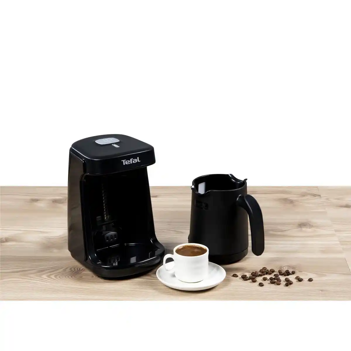 Siyah Türk Kahvesi Makinesi ile Dekorasyonda Zarafetin Modern Yüzü