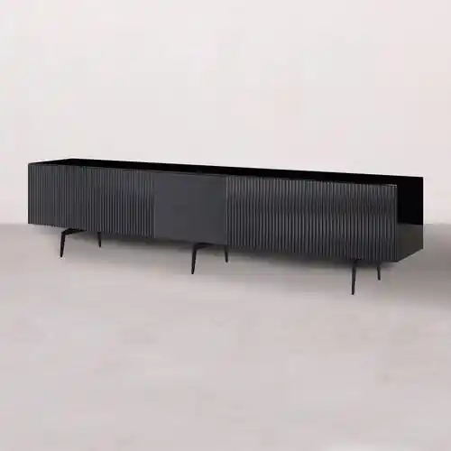 Siyah TV Konsolu ile Modern ve Şık Dekorasyon İpuçları ve Kombinasyonlar