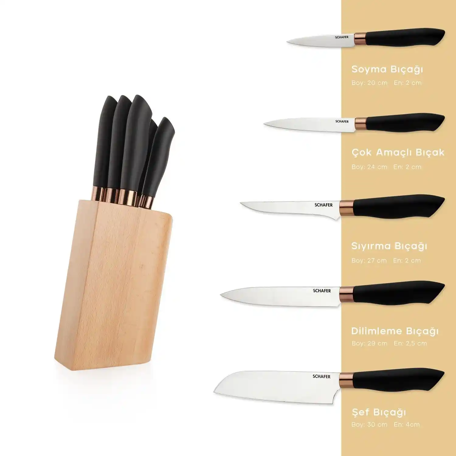 Standlı Bıçak Setleri ile Mutfak Dekorasyonunda Şıklık ve İşlevsellik Sağlama