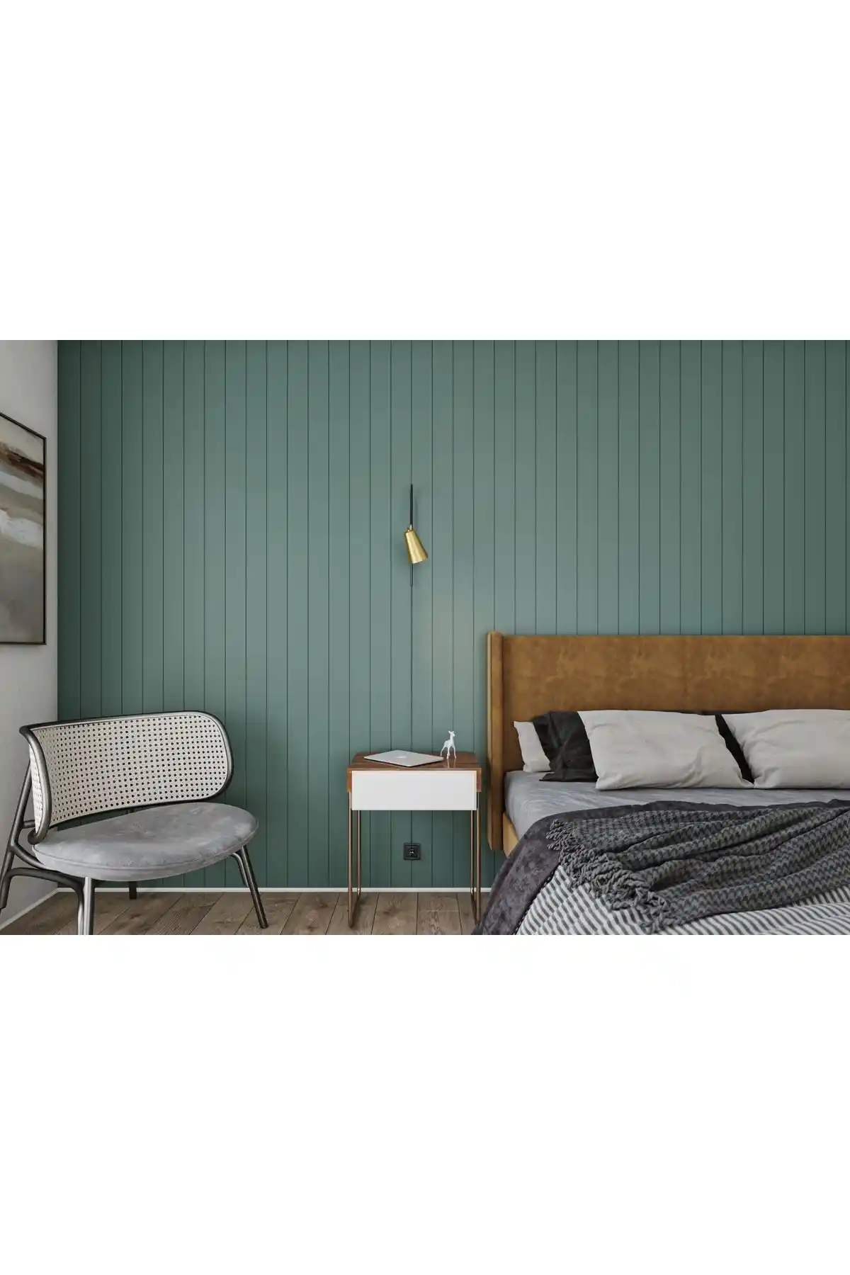 Su Yeşili Duvar Dekorasyonu: Doğal ve Sakin Bir İç Mekân Atmosferi Yaratma Rehberi