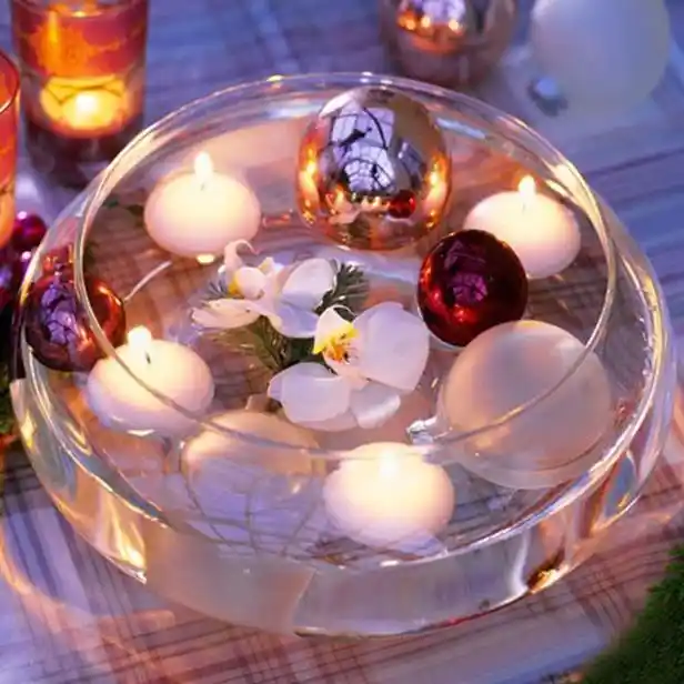 Suda Yüzen Mum Kasesi ile Evinize Şıklık ve Huzur Katın Dekorasyon Trendleri