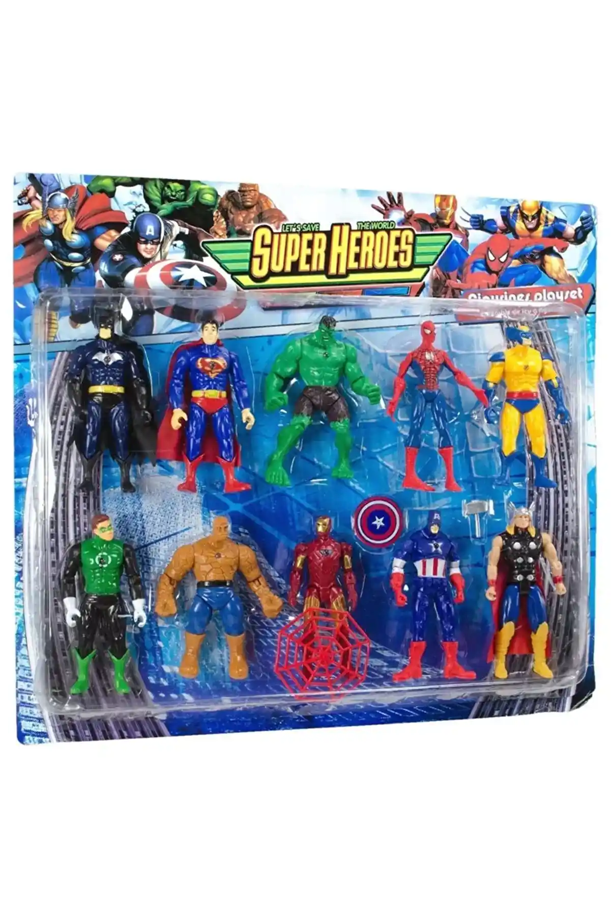 Süper Kahraman Oyuncak Setleriyle Modern ve Renkli Dekorasyon Fikirleri