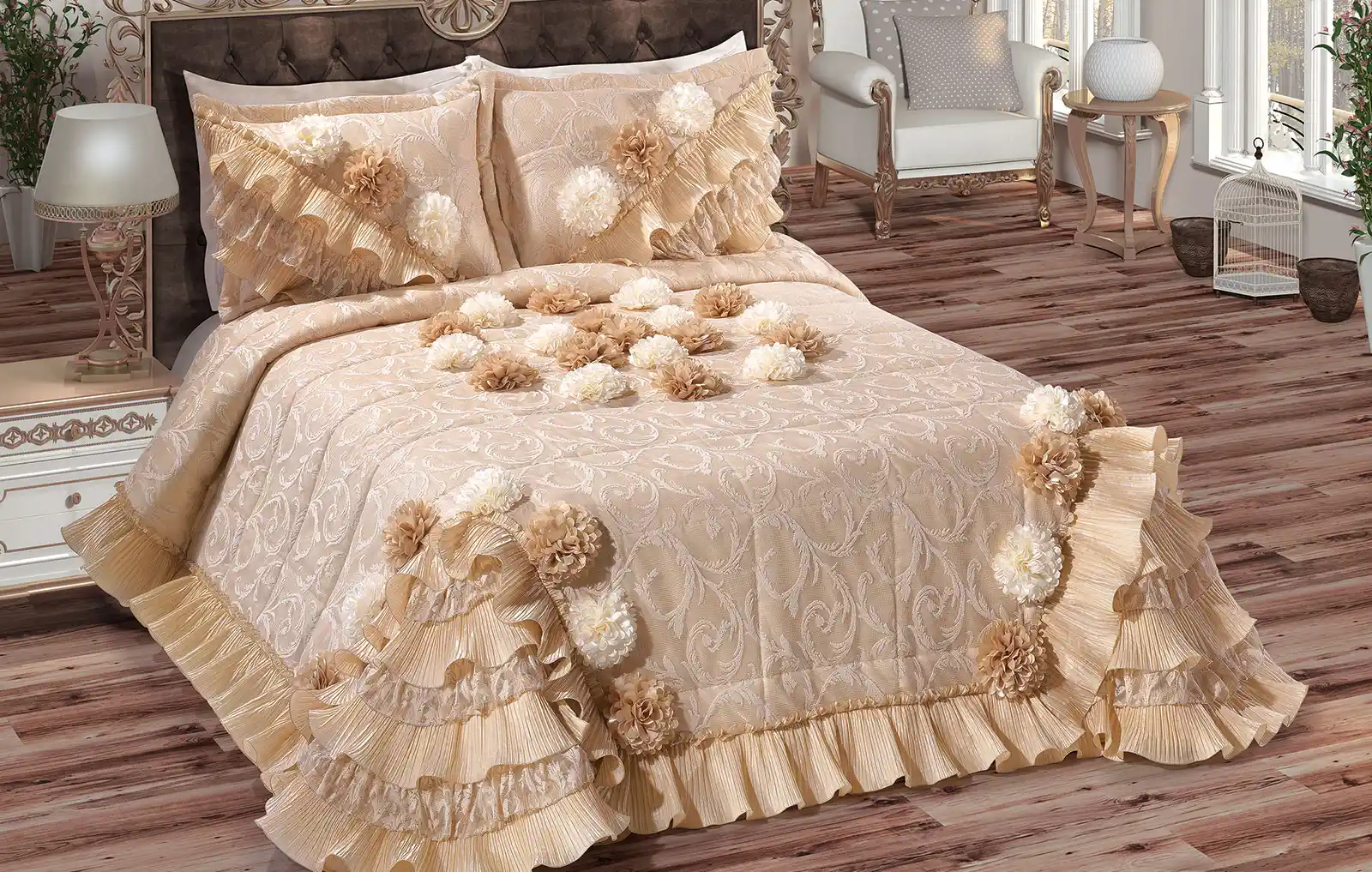 Süslü Yatak Örtüleri ile Yatak Odalarınıza Şıklık Katın ve Dekorasyonunuzu Geliştirin