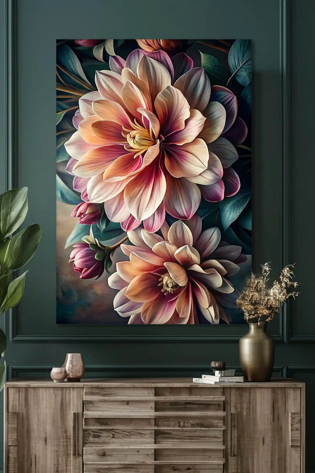 Tablo Çiçeklerle Dekorasyonda Doğal ve Estetik Bir Dokunuş Yaratın