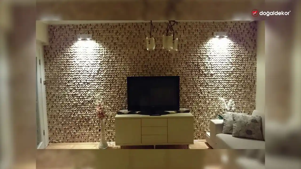 Taş Duvar TV Ünitesi ile Evinize Modern ve Dayanıklı Dekorasyon Çözümü