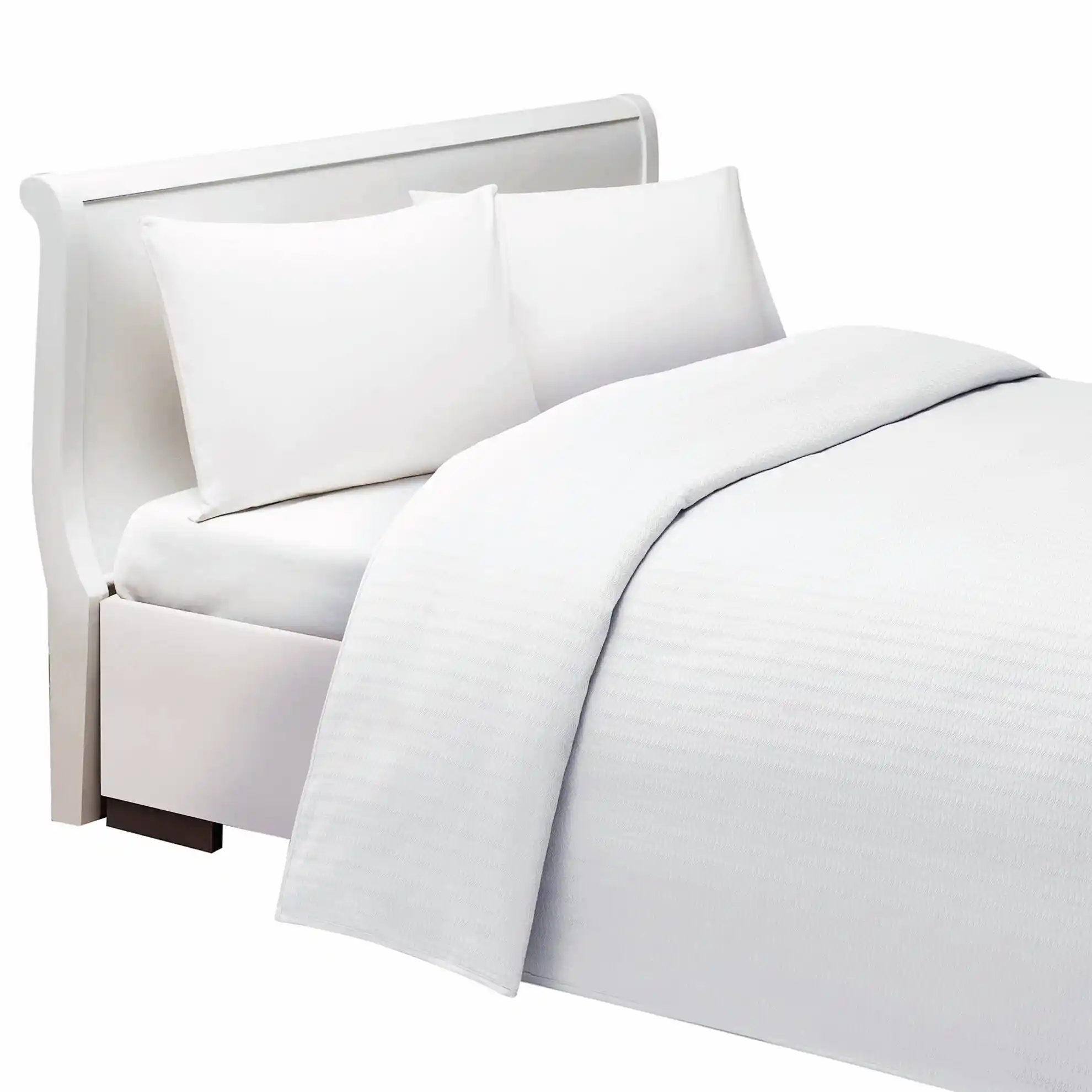 Tek Kişilik Beyaz Pike ile Yatak Odanızı Şık ve Konforlu Hale Getirin