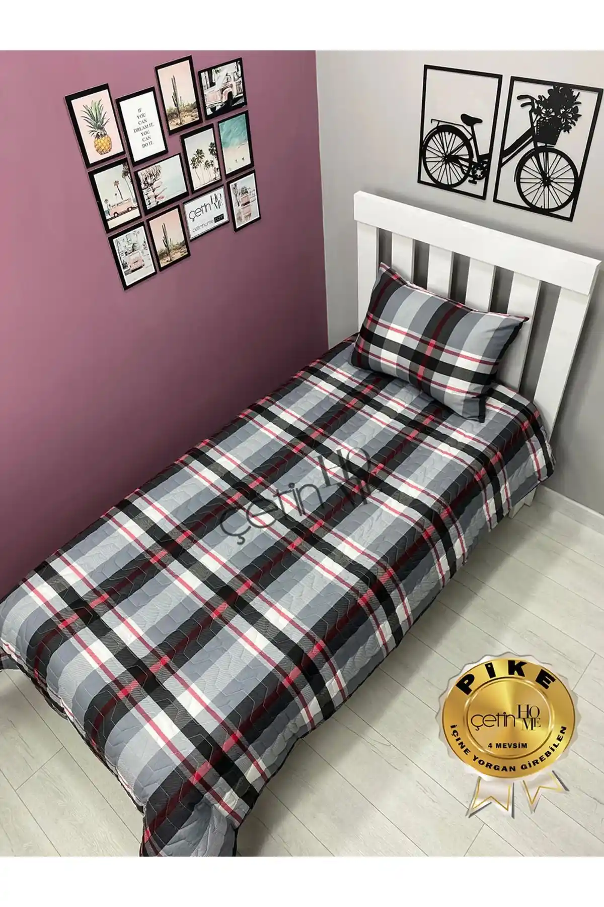 Tek Kişilik Kapitone Pike ile Modern ve Konforlu Yatak Dekorasyonu İpuçları