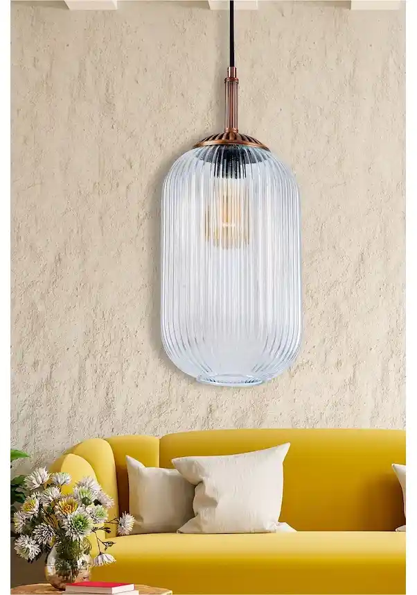 Tekli Cam Sarkıt Avize Modelleri ve Dekorasyonda Kullanım İpuçları