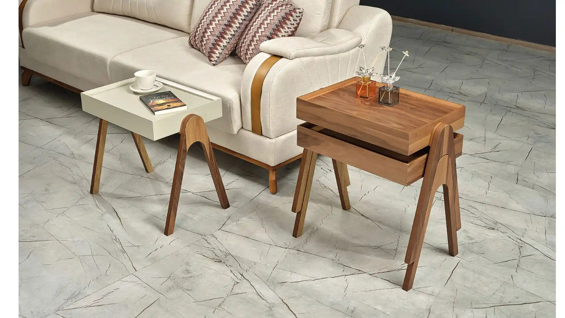 Tepsi Zigon Sehpa ile Dekorasyonda Şıklık ve Çok Yönlülük Sağlayan Modern Çözümler