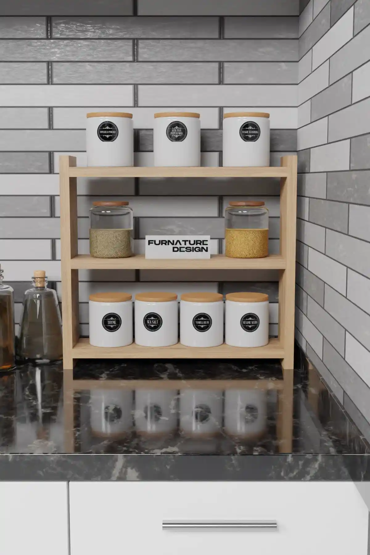 Tezgah Üstü Baharatlıklar: Modern ve Şık Mutfağınız İçin Pratik Çözümler