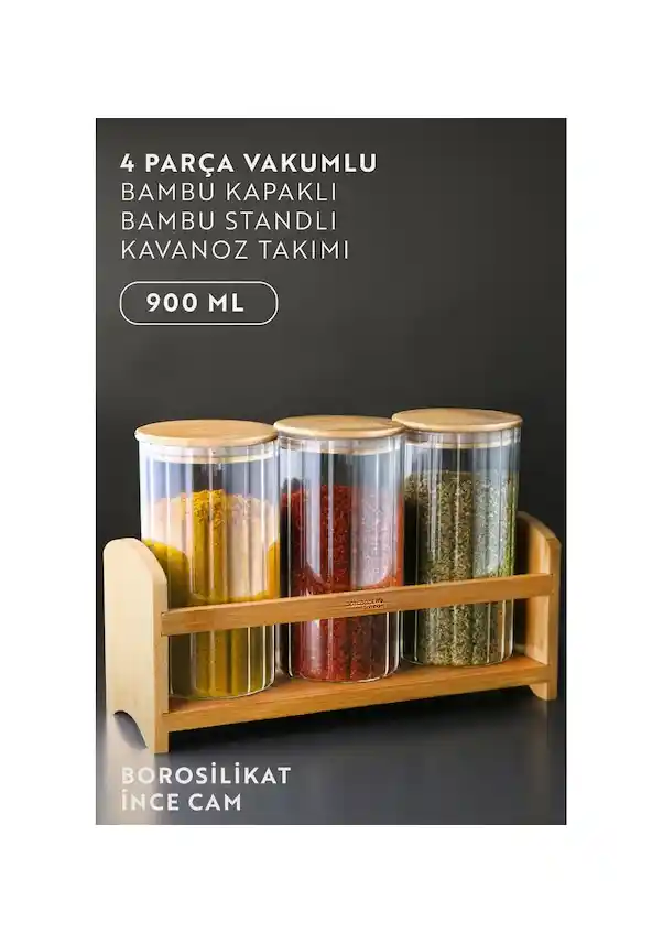 Tezgah Üstü Çay, Kahve ve Şeker Kavanozlarıyla Modern ve Şık Mutfak Dekorasyonu