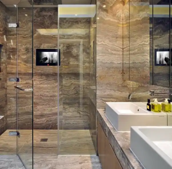 Traverten ile Banyo Dekorasyonunda Doğal Şıklık ve Dayanıklılık Sağlayan Çözümler