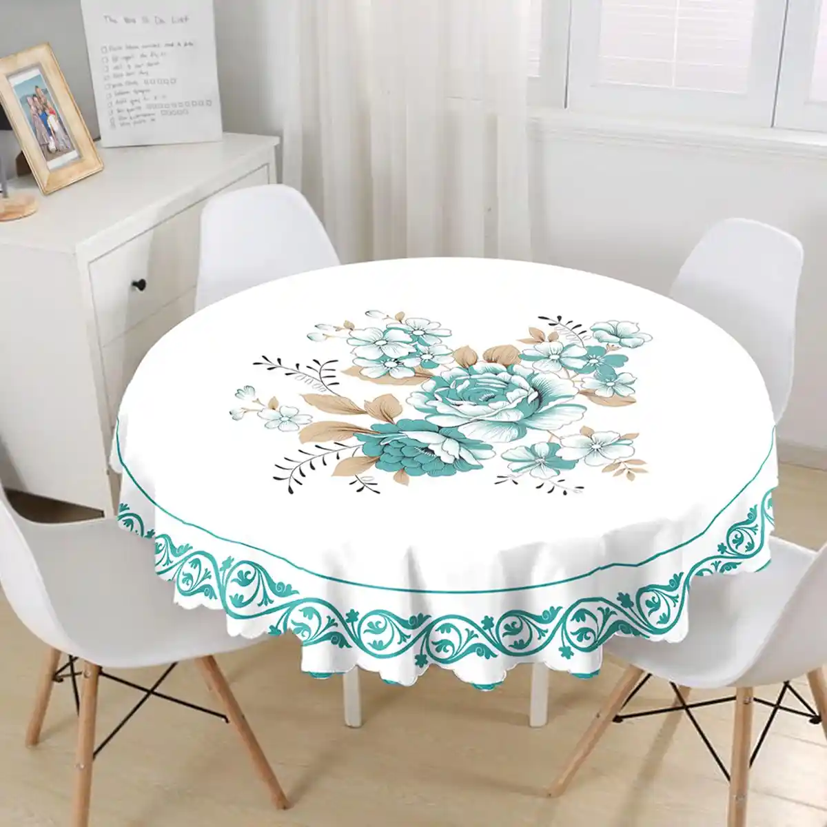 Turkuaz Masa Örtüsü ile Dekorasyonunuza Renk ve Şıklık Katın