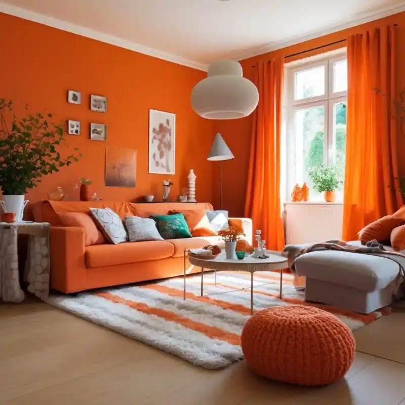 Turuncu Dekorasyon ile Sıcak ve Enerjik Mekanlar Yaratmanın Yolları