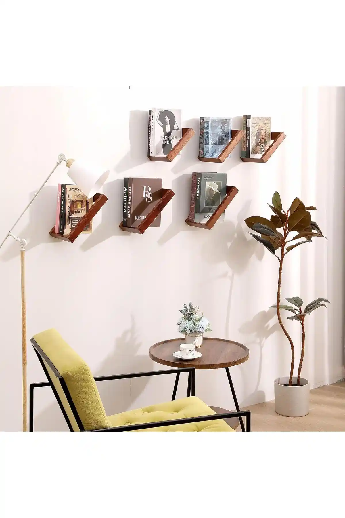 Uçan Raf Kitaplıkları ile Modern ve Fonksiyonel Dekorasyon Çözümleri