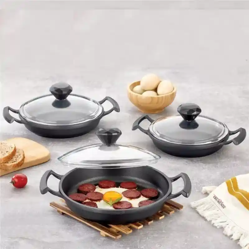 Üçlü Kapaklı Sahan Setleri ile Mutfak Dekorasyonunda Şıklık ve İşlevsellik