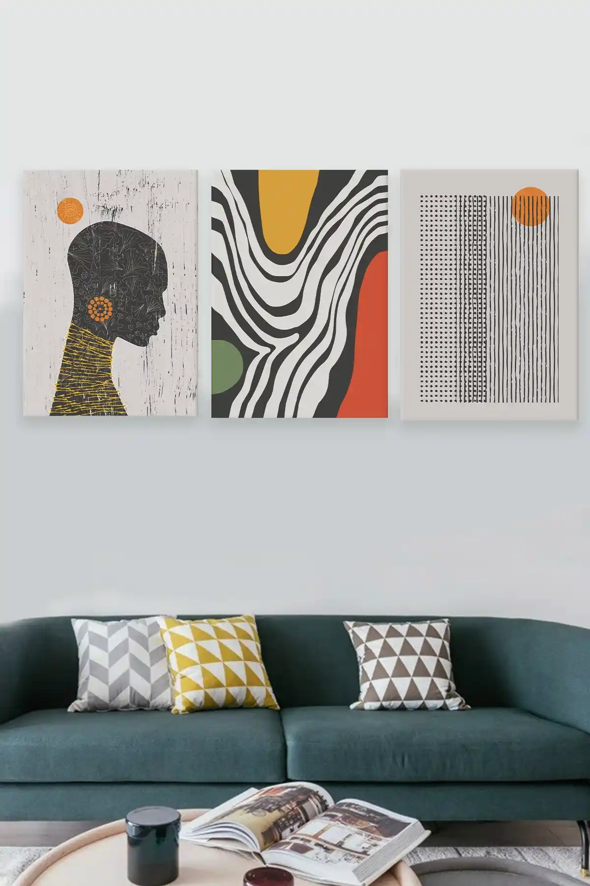 Üçlü Tablo Setleri ile Dekorasyonda Şıklık ve Bütünlük Sağlama Yöntemleri