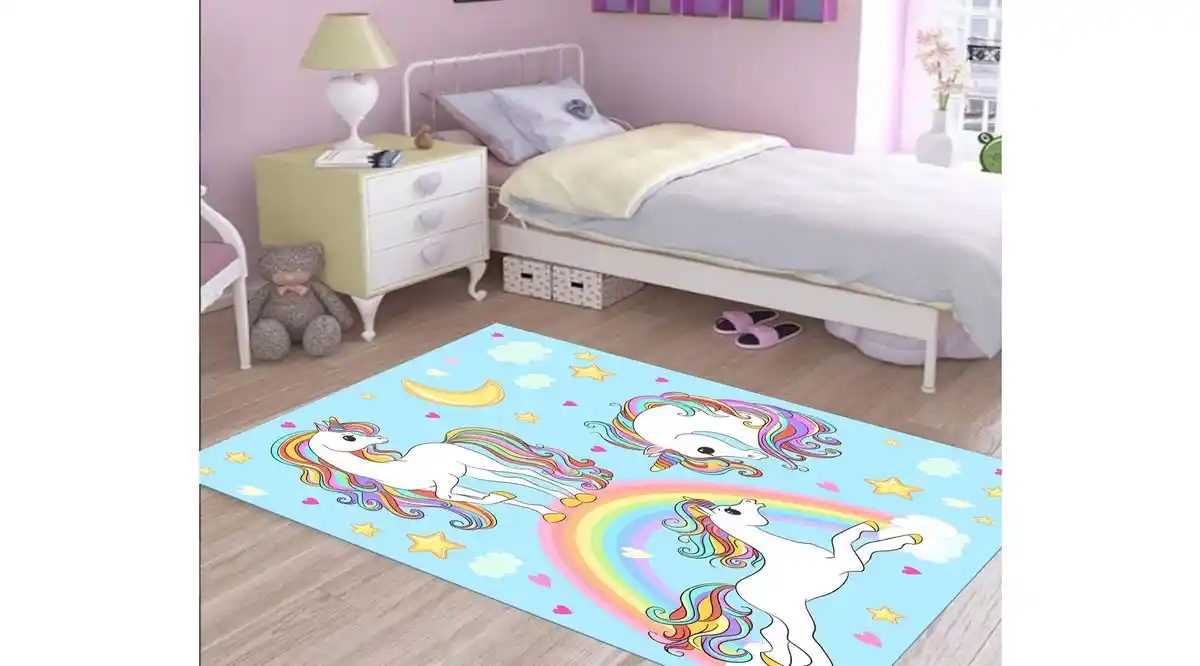 Unicorn Halılar ile Çocuk ve Genç Odalarında Renkli Dekorasyon Çözümleri