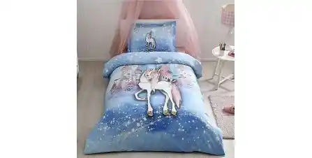 Unicorn nevresimlerle şık ve eğlenceli yatak odası dekorasyonu yapma rehberi