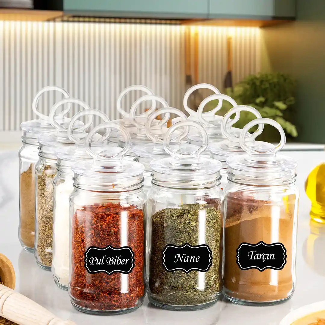 Vakumlu Baharat Takımı ile Modern ve Fonksiyonel Mutfak Dekorasyonu