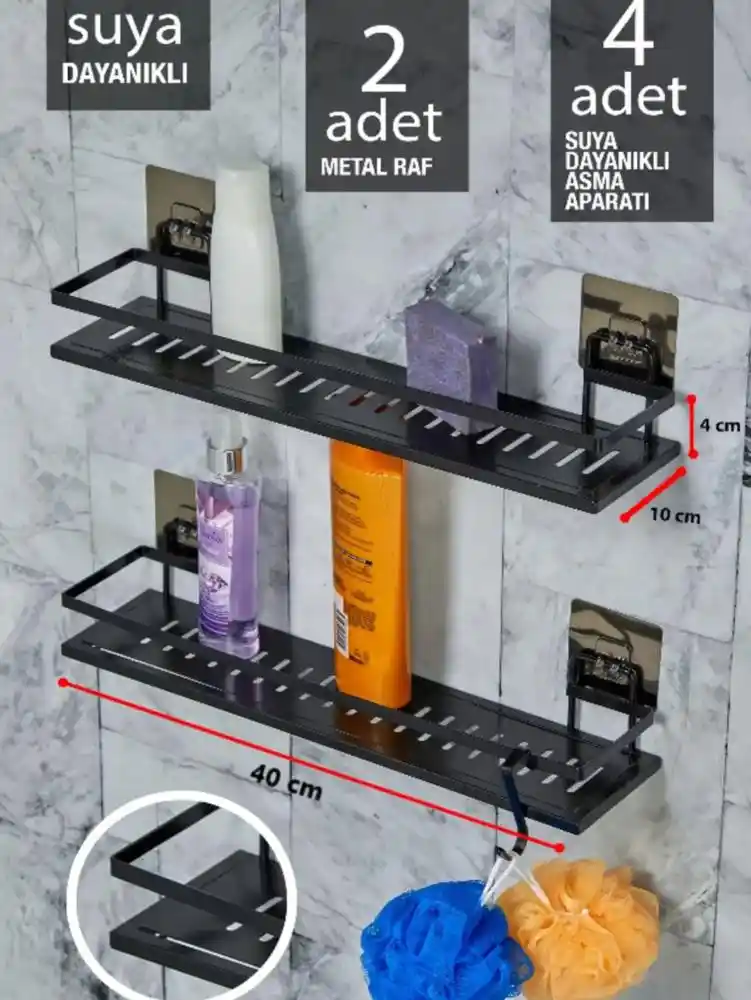Yapışkanlı Banyo Rafları ile Modern ve Pratik Dekorasyon Çözümleri