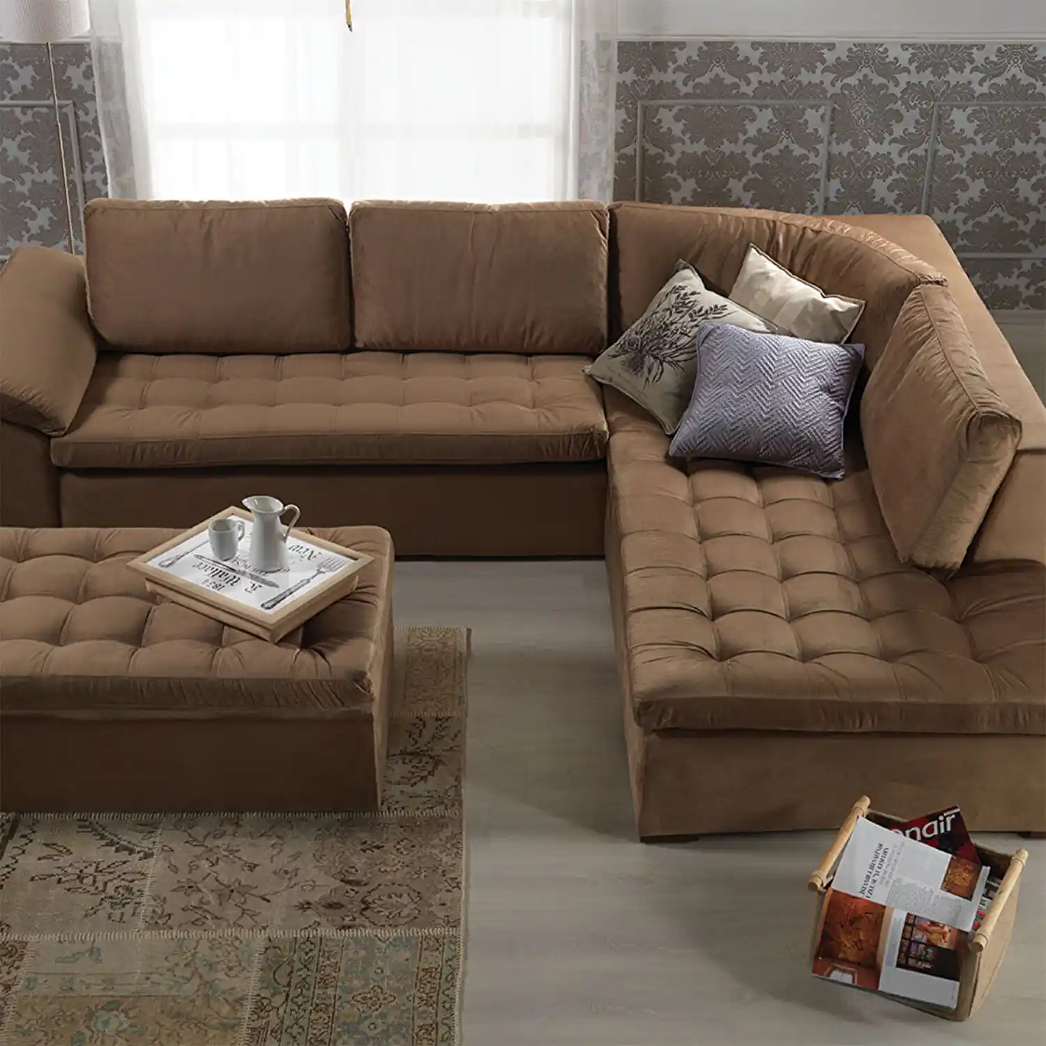 Yatsan Wellington Köşe Oturma Grubu: Modern ve Fonksiyonel Dekorasyon Çözümü