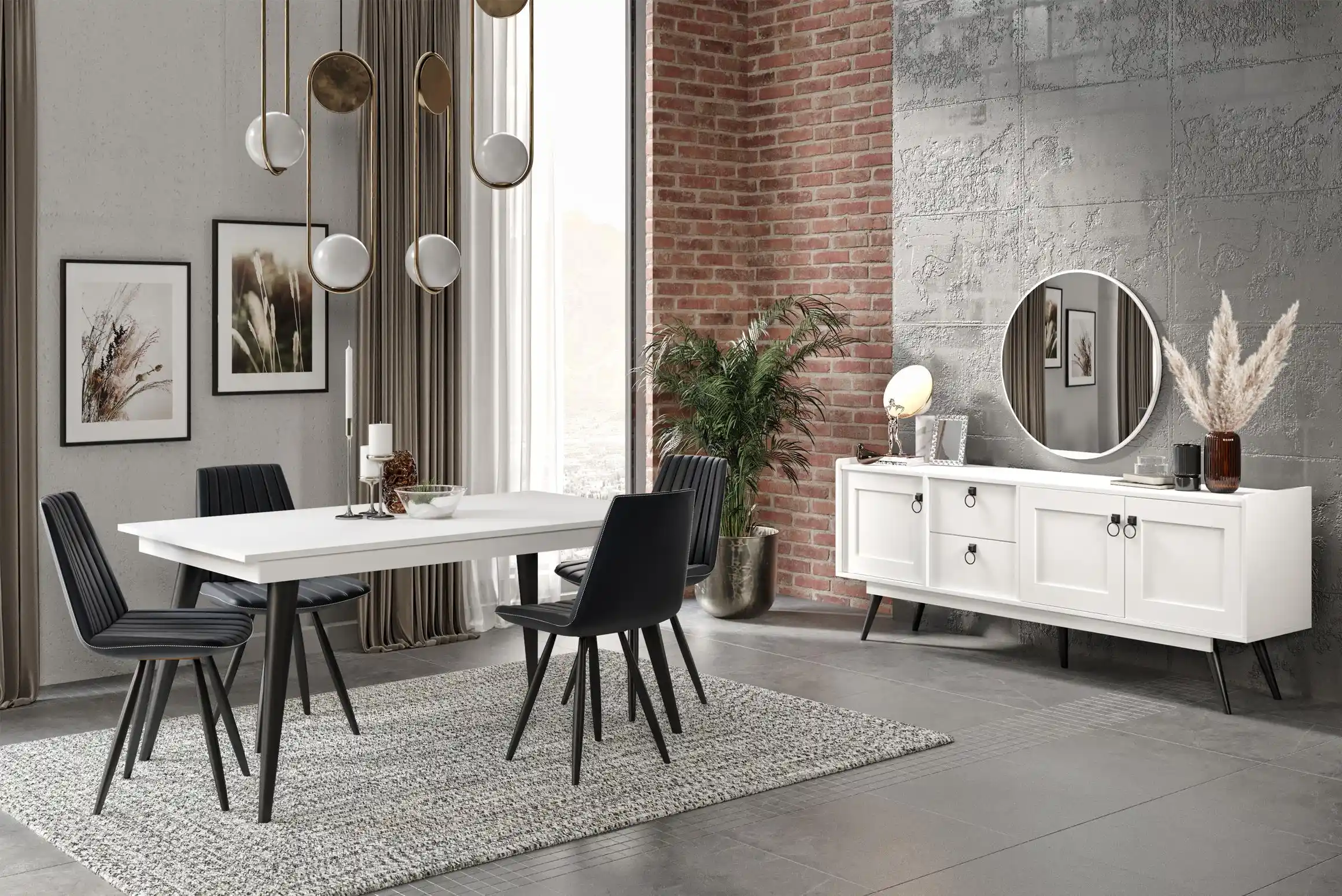 Yemek Odası Dekorasyonunda Beyazın Gücü ve Şıklık Yaratıcı Fikirler