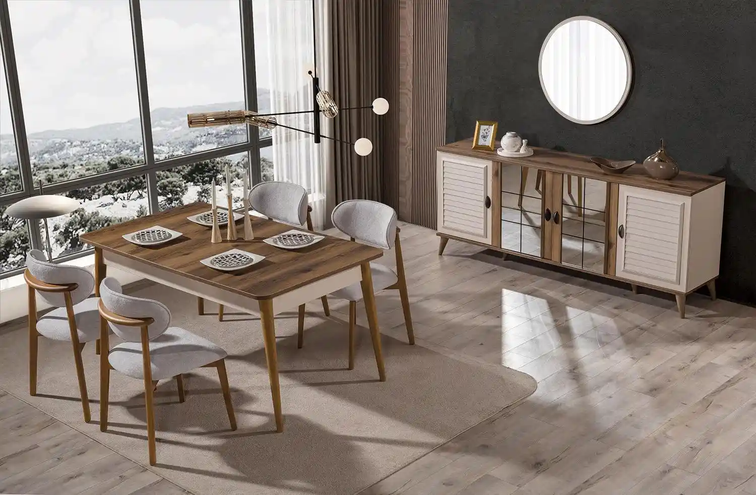 Yemek Odası Masası Seçimi ve Dekorasyon İpuçlarıyla Şık Mekânlar Yaratın