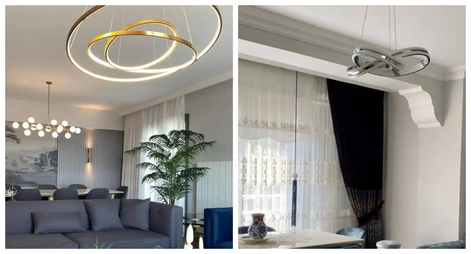 Yeni Model Salon Avizeleri ile Dekorasyonunuza Şıklık Katın Modern ve Trend Tasarımlar