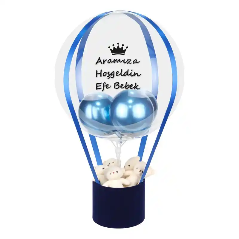 Yenidoğan Balon Kutuları ve Çiçek Sepetleri ile Modern Bebek Odası Dekorasyonları