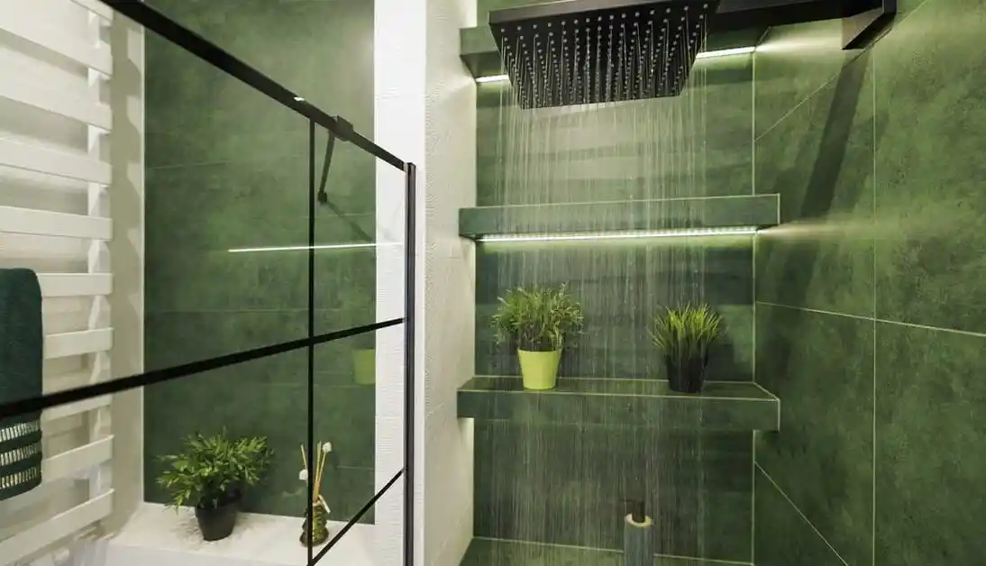 Yeşil Banyo Dekorasyonu: Doğadan İlham Alan Modern ve Sıcak Tasarım Önerileri