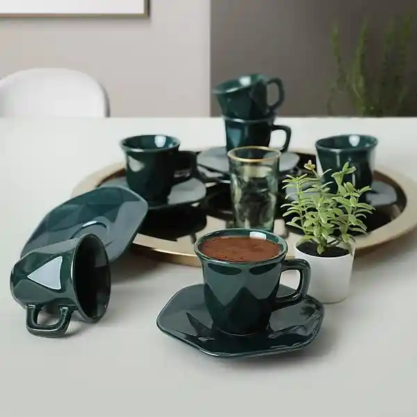 Yeşil Kahve Fincan Takımlarıyla Dekorasyonunuzu Canlandırın ve Şıklık Katın