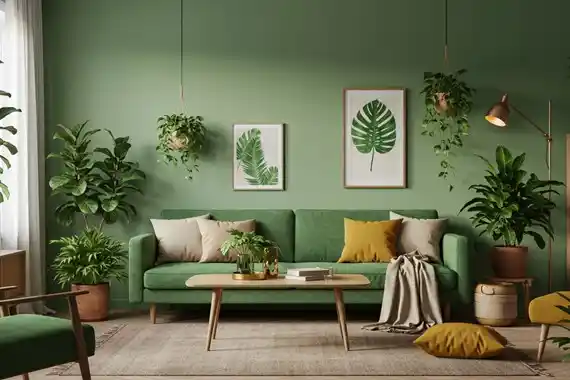 Yeşil Oda Dekorasyonu: Doğanın Saf ve Şık Dokunuşlarıyla Evinizi Yenileyin
