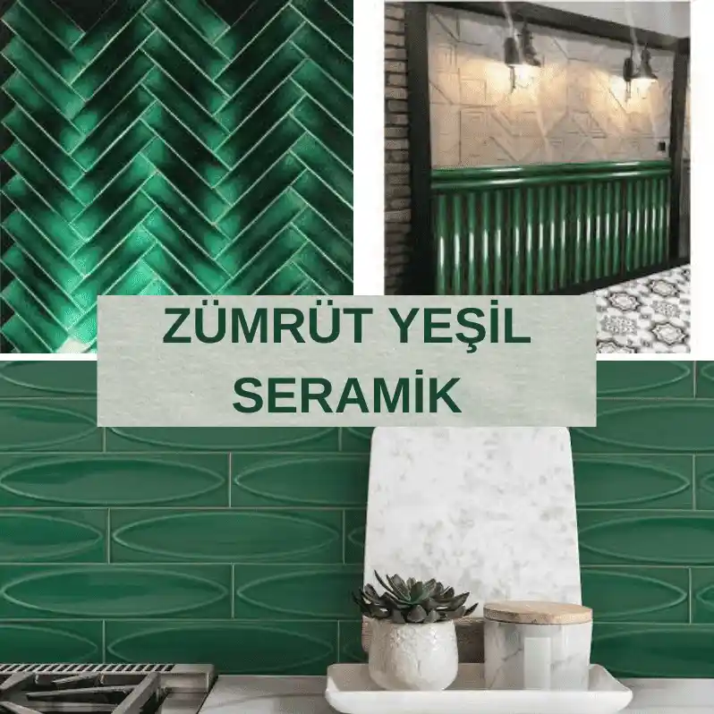 Yeşil Seramik Dekorasyonuyla Doğanın Sıcaklığını ve Zarafetini Evinize Yansıtın