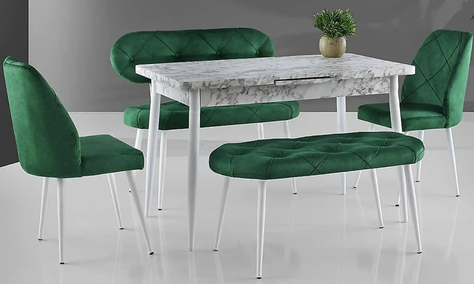 Yeşil Yemek Masası Takımıyla Doğal ve Şık Dekorasyon Yaratma Rehberi