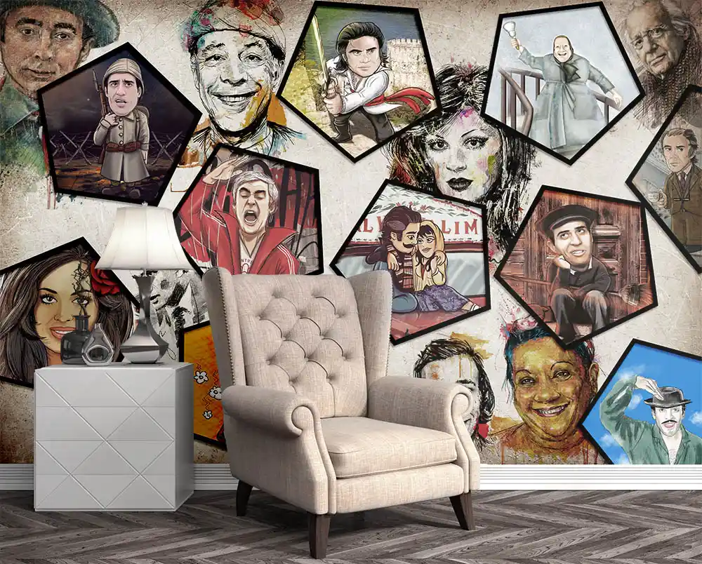 Yeşilçam Duvar Tabloları ile Nostaljik ve Estetik Dekorasyon Fikirleri