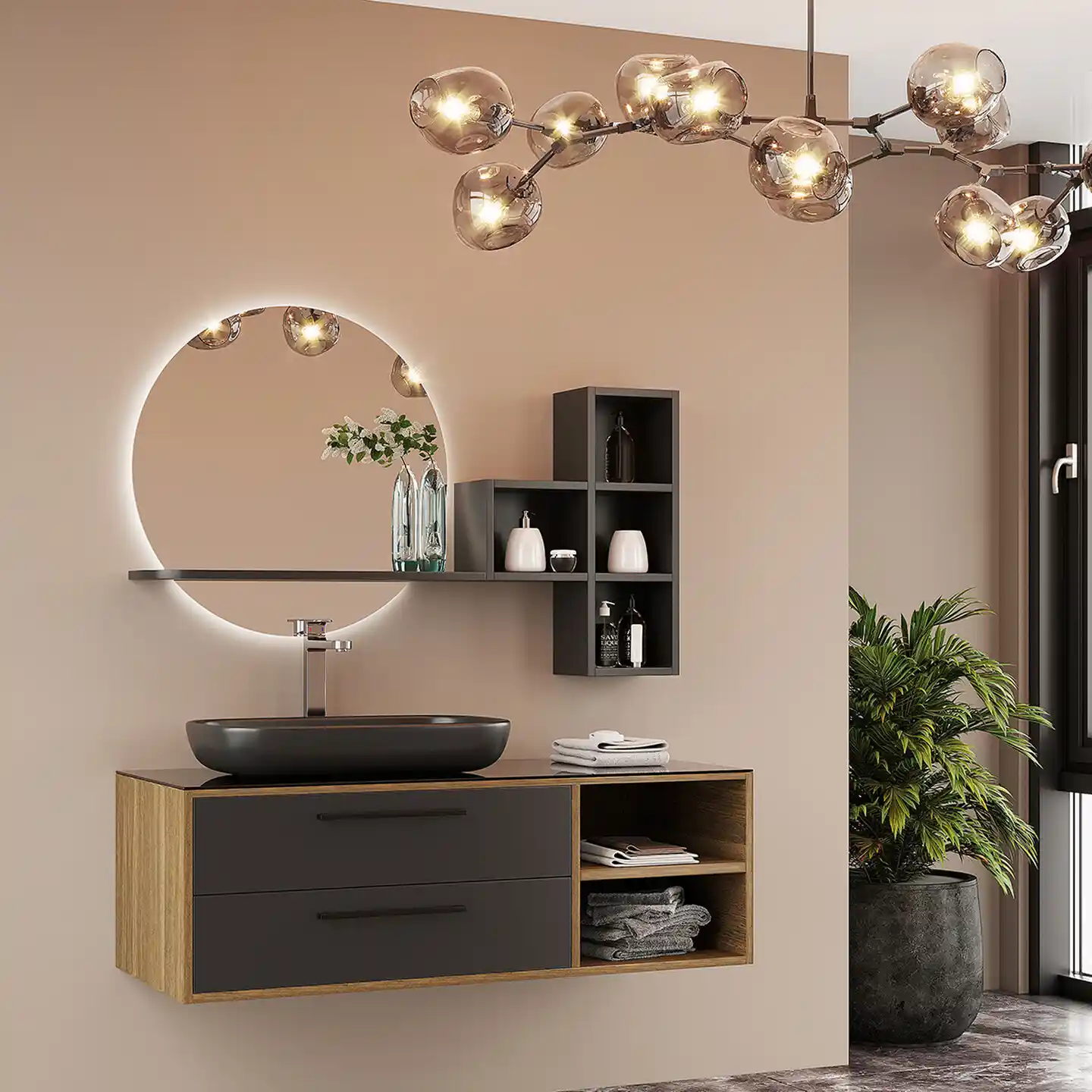 Yuvarlak Aynalı Banyo Dolabı: Modern ve Şık Tasarım Çözümleri ve Dekorasyon İpuçları