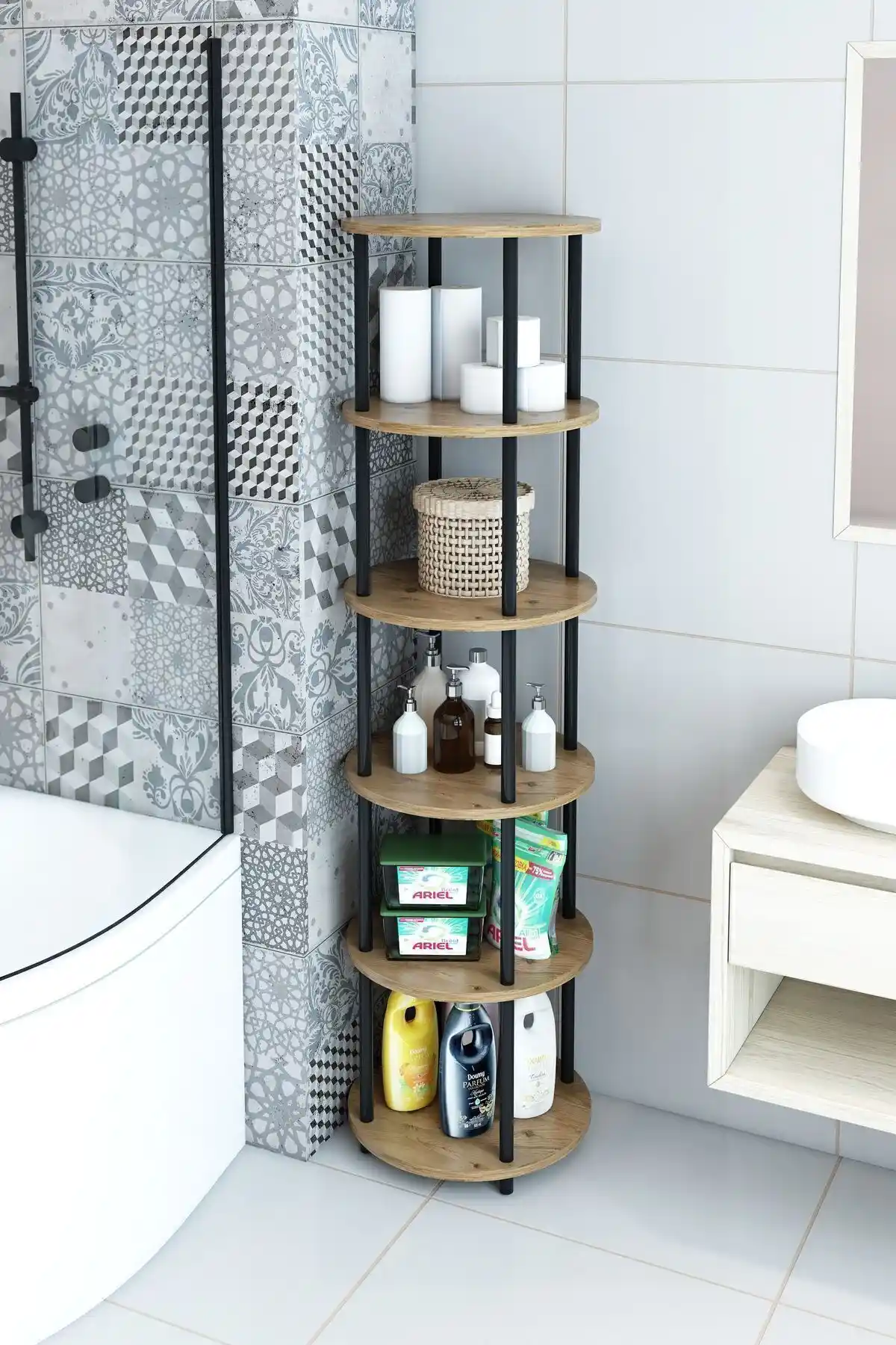 Yuvarlak Banyo Dolabı ile Modern ve Şık Banyo Dekorasyonu Yapmanın Yolları