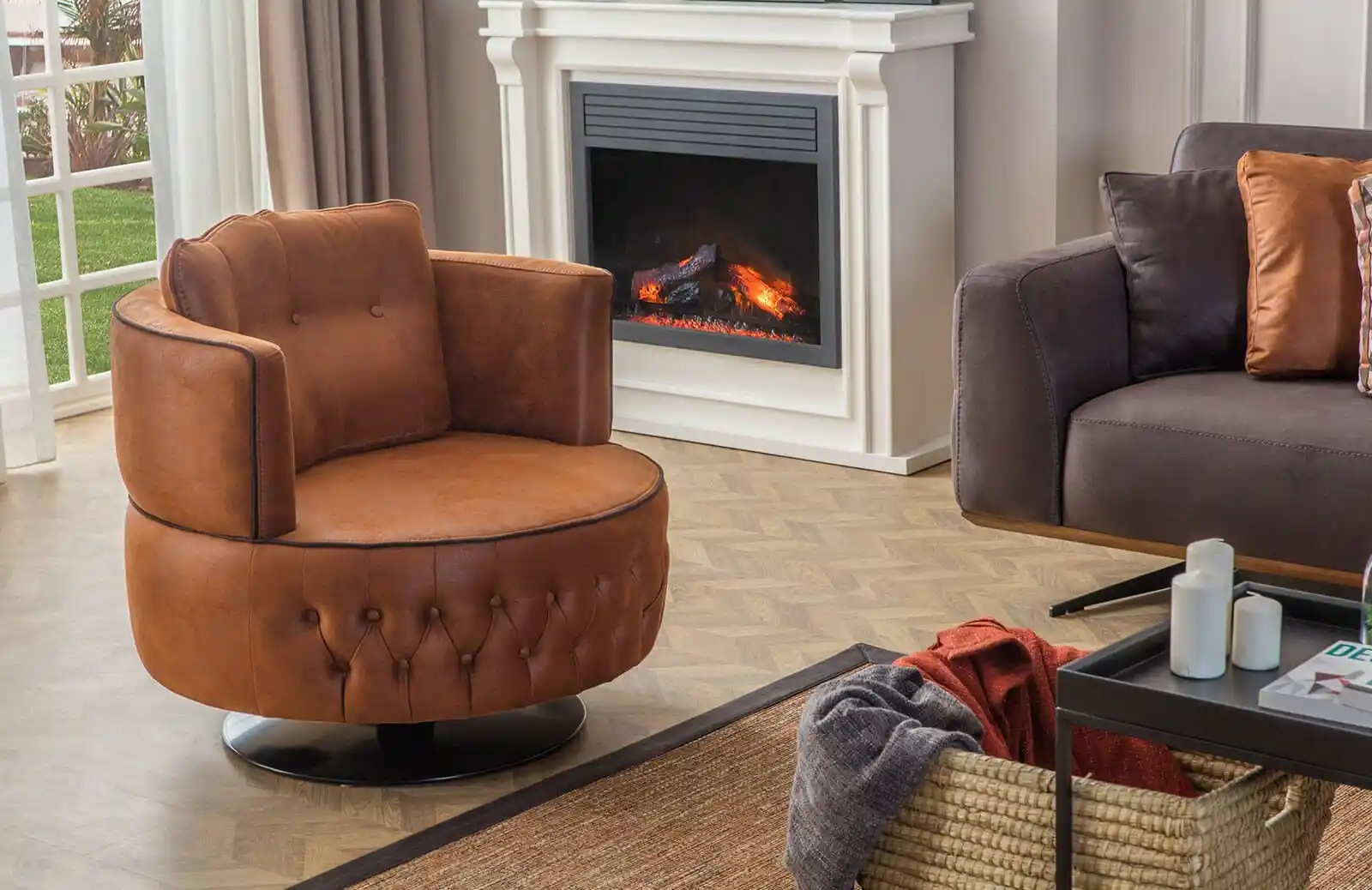 Yuvarlak Berjer Modelleri ile Dekorasyonunuza Şıklık Katın ve Konforu Artırın