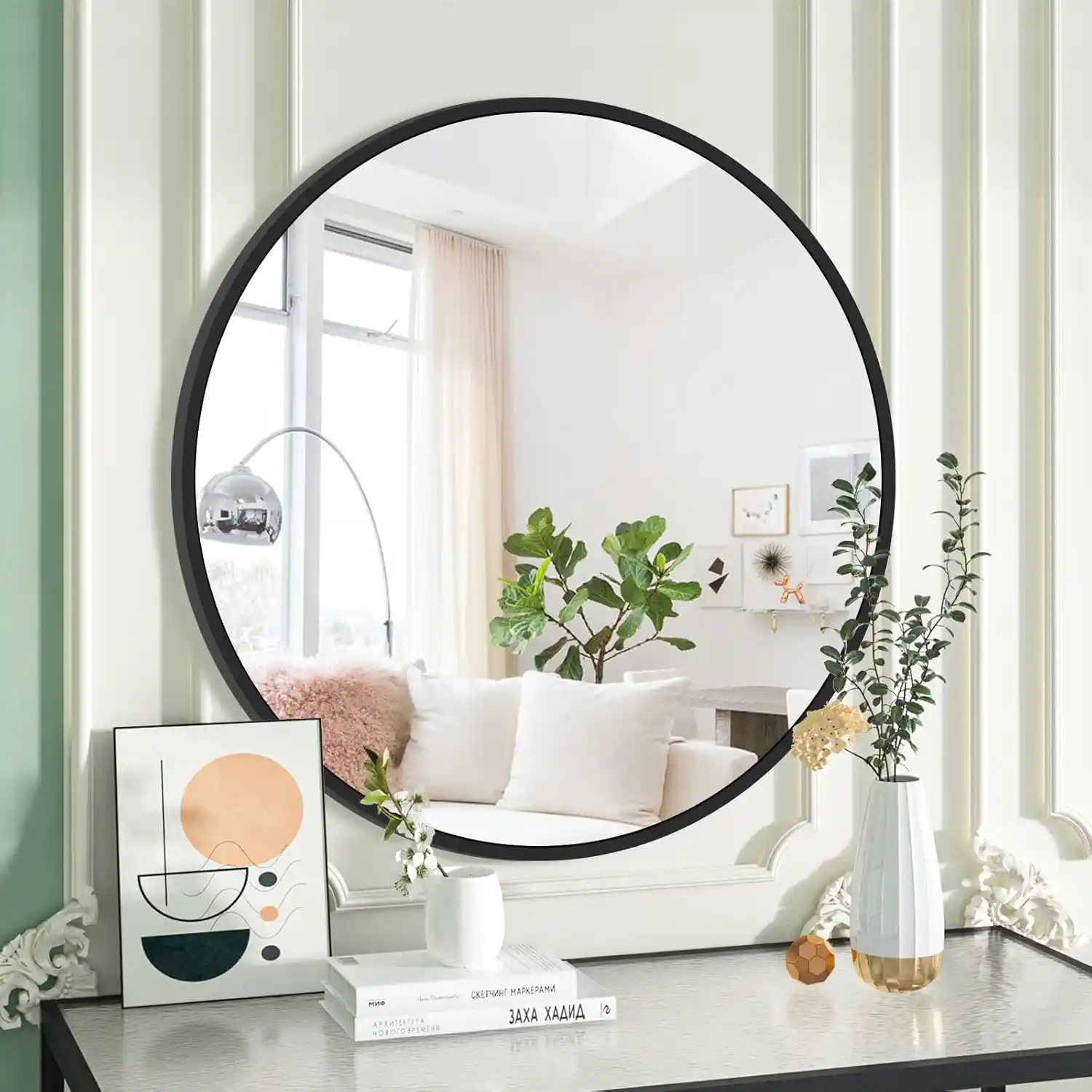 Yuvarlak Duvar Aynası ile Dekorasyonda Şıklık ve Fonksiyonellik Sağlayan Çözüm