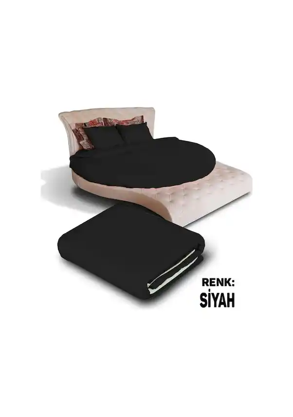 Yuvarlak Yatak Nevresim Takımlarıyla Modern ve Fonksiyonel Yatak Odası Dekorasyonu