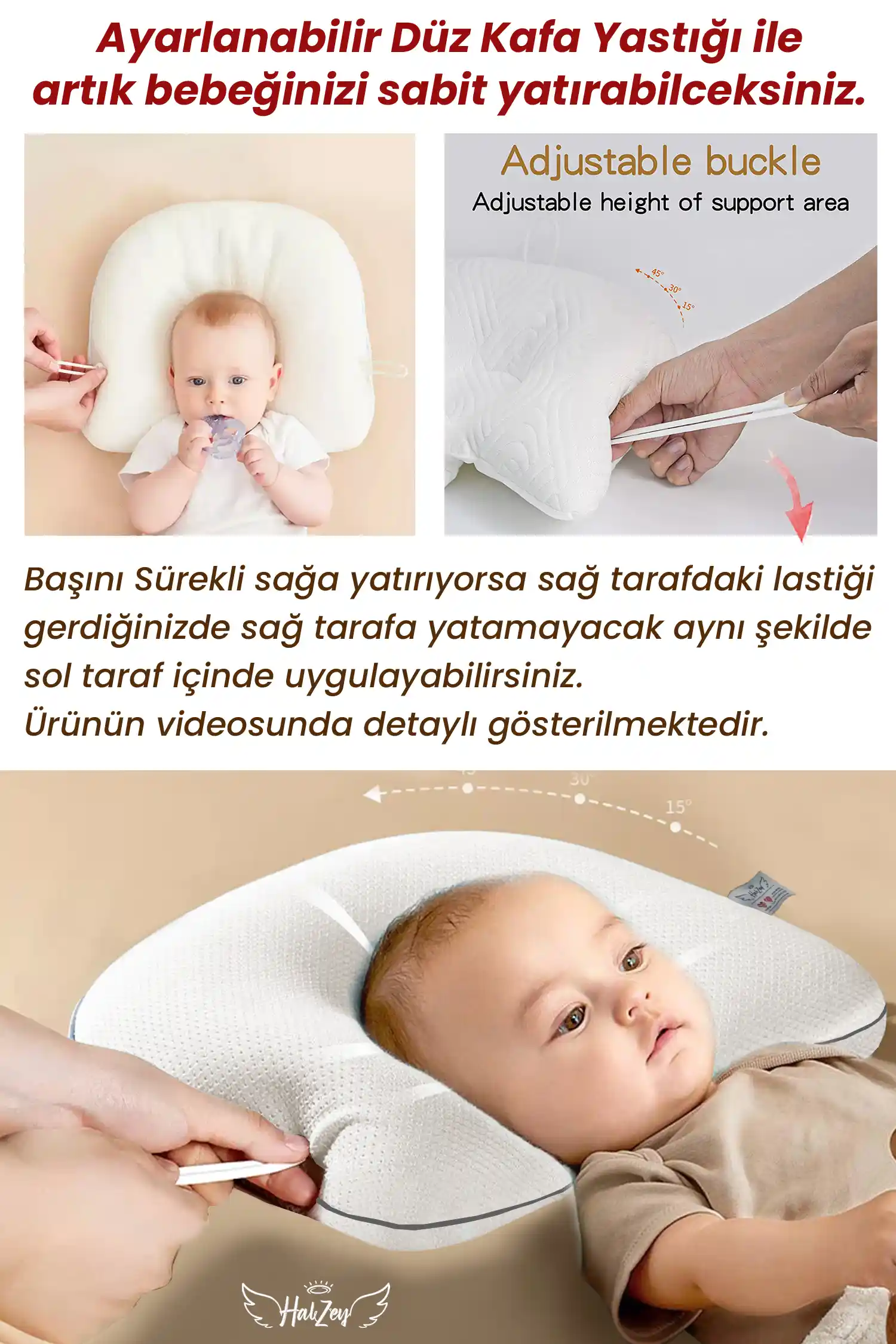 Yüzüstü Yatan Bebekler İçin Güvenli ve Dekoratif Yastık Seçenekleri