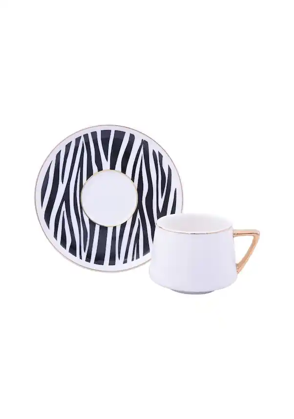 Zebra Desenli Fincan Takımıyla Modern ve Şık Dekorasyon Çözümleri