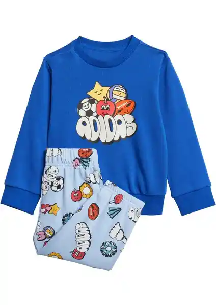 Adidas Kids Seasonal Essentials Fun Track Suit Set: Konfor ve Eğlence İçin Uygun Tasarım