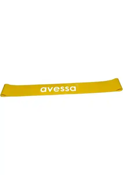 Avessa Latex Aerobik Band 1 mm İnce Sarı: Esneklik ve Performans Artırıcı Egzersiz Bantı