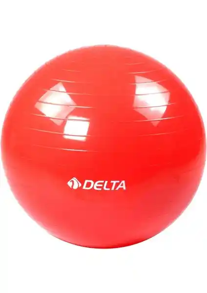 Delta 55 cm Dura-Strong Deluxe Kırmızı Pilates Topu ile Sağlıklı ve Aktif Bir Yaşam İçin En İyi Seçenek