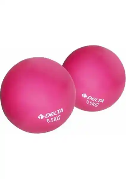 Delta Pilates Ağırlık Denge Topu 500 Gr ile Denge ve Kas Güçlendirme Egzersizleri