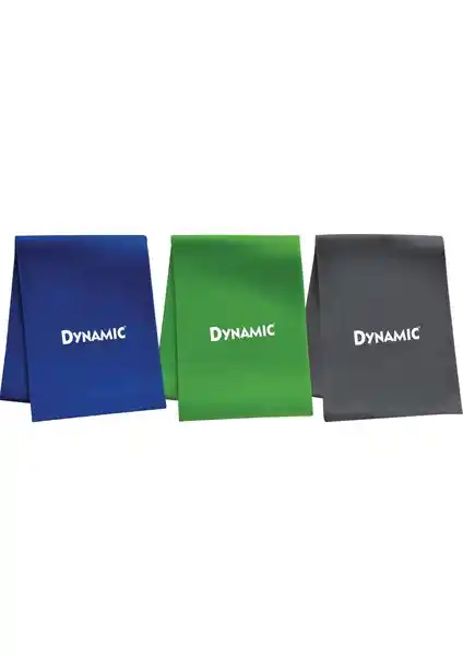 Dynamic 3’lü Pilates Bant Seti: Farklı direnç seviyeleriyle evde egzersiz imkanı