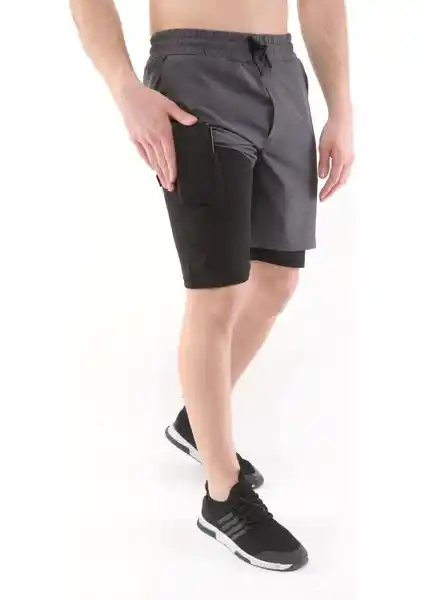 Ghassy Co Erkek Spor Şortu Hızlı Kuruma ve Nefes Alabilirlik Özellikleriyle