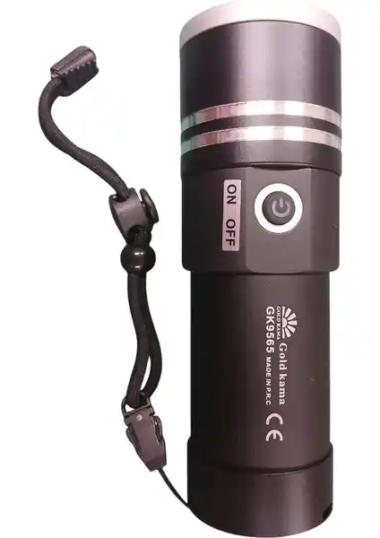 Gold Kama GK-9565 Profesyonel Lazerli El Feneri Güçlü Işık ve Dayanıklılık Özellikleri